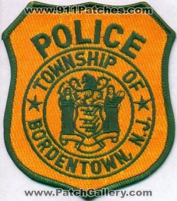 Bordentown Township Police
Thanks to EmblemAndPatchSales.com for this scan.
Keywords: new jersey of