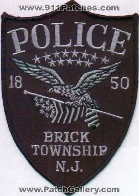 Brick Township Police
Thanks to EmblemAndPatchSales.com for this scan.
Keywords: new jersey