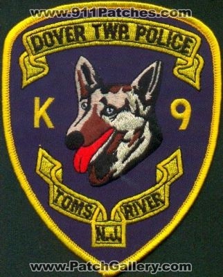 Dover Twp Police K-9
Thanks to EmblemAndPatchSales.com for this scan.
Keywords: new jersey township k9