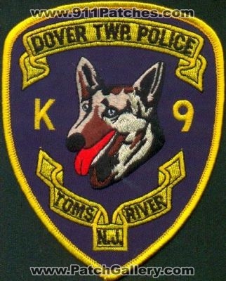 Dover Twp Police K-9
Thanks to EmblemAndPatchSales.com for this scan.
Keywords: new jersey township k9