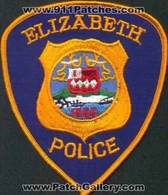 Elizabeth Police
Thanks to EmblemAndPatchSales.com for this scan.
Keywords: new jersey