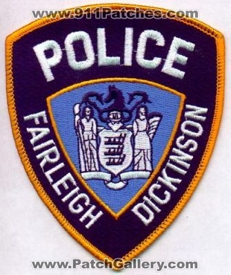 Fairleigh Dickinson Police
Thanks to EmblemAndPatchSales.com for this scan.
Keywords: new jersey