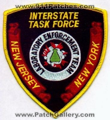Interstate Task Force Laboratory Enforcement Team
Thanks to EmblemAndPatchSales.com for this scan.
Keywords: new jersey york