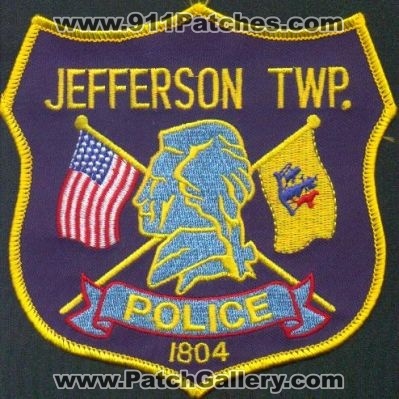 Jefferson Twp Police
Thanks to EmblemAndPatchSales.com for this scan.
Keywords: new jersey township