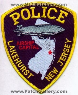 Lakehurst Police
Thanks to EmblemAndPatchSales.com for this scan.
Keywords: new jersey
