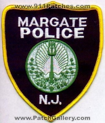Margate Police
Thanks to EmblemAndPatchSales.com for this scan.
Keywords: new jersey