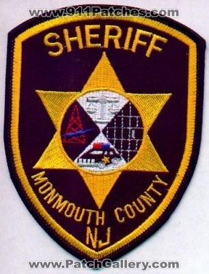 Monmouth County Sheriff
Thanks to EmblemAndPatchSales.com for this scan.
Keywords: new jersey