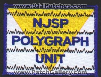 New Jersey State Police Polygraph Unit
Thanks to EmblemAndPatchSales.com for this scan.
