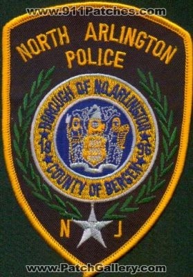 North Arlington Police
Thanks to EmblemAndPatchSales.com for this scan.
Keywords: new jersey borough of