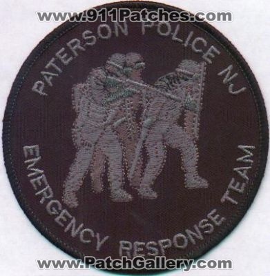 Paterson Police Emergency Response Team
Thanks to EmblemAndPatchSales.com for this scan.
Keywords: new jersey