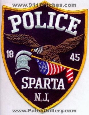 Sparta Police
Thanks to EmblemAndPatchSales.com for this scan.
Keywords: new jersey