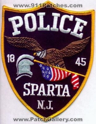 Sparta Police
Thanks to EmblemAndPatchSales.com for this scan.
Keywords: new jersey