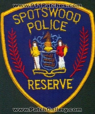 Spotswood Police Reserve
Thanks to EmblemAndPatchSales.com for this scan.
Keywords: new jersey