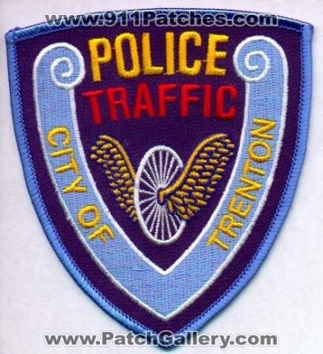 Trenton Police Traffic
Thanks to EmblemAndPatchSales.com for this scan.
Keywords: new jersey city of