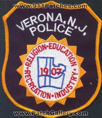 Verona Police
Thanks to EmblemAndPatchSales.com for this scan.
Keywords: new jersey