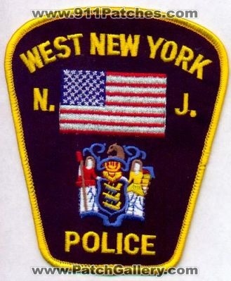 West New York Police
Thanks to EmblemAndPatchSales.com for this scan.
Keywords: new jersey