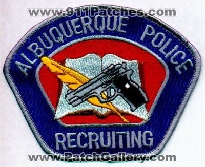Albuquerque Police Recruiting
Thanks to EmblemAndPatchSales.com for this scan.
Keywords: new mexico