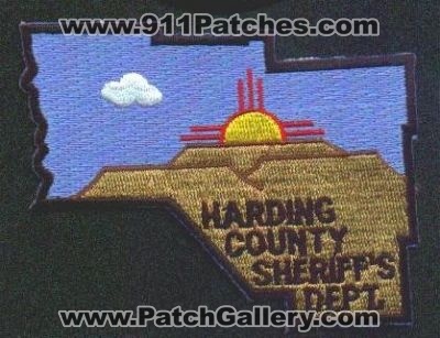 Harding County Sheriff's Dept
Thanks to EmblemAndPatchSales.com for this scan.
Keywords: new mexico sheriffs department