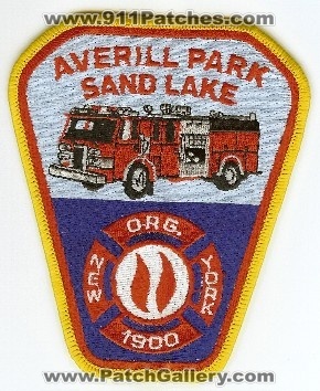 Averill Park Sand Lake
Thanks to PaulsFirePatches.com for this scan.
Keywords: new york fire