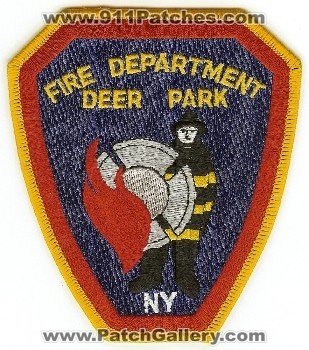 Deer Park Fire Department
Thanks to PaulsFirePatches.com for this scan.
Keywords: new york