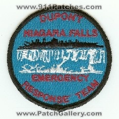 DuPont Niagara Falls Emergency Response Team
Thanks to PaulsFirePatches.com for this scan.
Keywords: new york fire ert