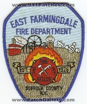 East Farmingdale Fire Department
Thanks to PaulsFirePatches.com for this scan.
Keywords: new york rescue suffolk county
