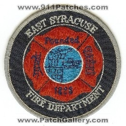 East Syracuse Fire Department
Thanks to PaulsFirePatches.com for this scan.
Keywords: new york