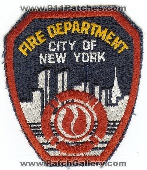 FDNY Fire Department
Thanks to PaulsFirePatches.com for this scan.
Keywords: new york fire department city of