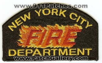 FDNY Fire Department
Thanks to PaulsFirePatches.com for this scan.
Keywords: new york city