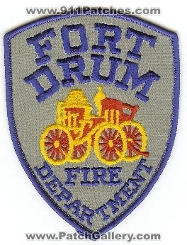 Fort Drum Fire Department
Thanks to PaulsFirePatches.com for this scan.
Keywords: new york ft us army