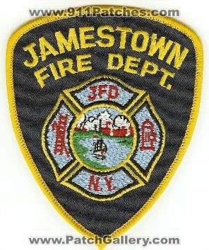 Jamestown Fire Dept
Thanks to PaulsFirePatches.com for this scan.
Keywords: new york department jfd