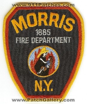 Morris Fire Department
Thanks to PaulsFirePatches.com for this scan.
Keywords: new york