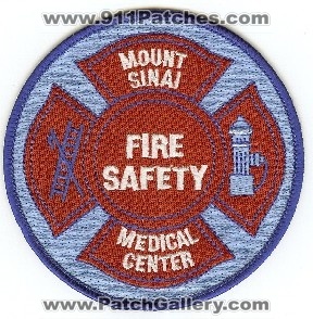 Mount Sinai Medical Center Fire Safety
Thanks to PaulsFirePatches.com for this scan.
Keywords: new york
