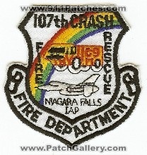 Niagara Falls International Airport Fire Department
Thanks to PaulsFirePatches.com for this scan.
Keywords: new york 107th crash rescue cfr arff aircraft usaf iap