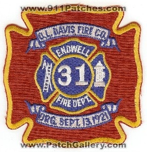 Endwell Fire Dept OL Davis Fire Co (New York)
Thanks to PaulsFirePatches.com for this scan.
Keywords: company o.l. department 31