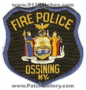 Ossining Fire Police
Thanks to PaulsFirePatches.com for this scan.
Keywords: new york