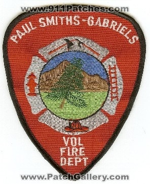 Paul Smith Gabriels Vol Fire Dept
Thanks to PaulsFirePatches.com for this scan.
Keywords: new york volunteer department