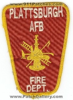 Plattsburgh AFB Fire Dept
Thanks to PaulsFirePatches.com for this scan.
Keywords: new york air force base usaf department