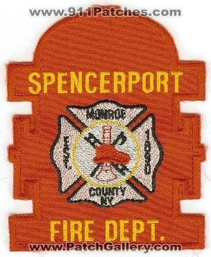 Spencerport Fire Dept
Thanks to PaulsFirePatches.com for this scan.
Keywords: new york department monroe county