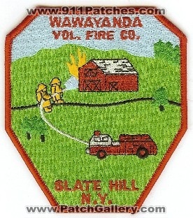 Wawayanda Vol Fire Co
Thanks to PaulsFirePatches.com for this scan.
Keywords: new york volunteer company slate hill