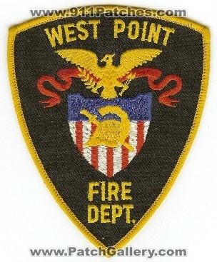 New York West Point US Military Academy NY Fire Dept Patch 