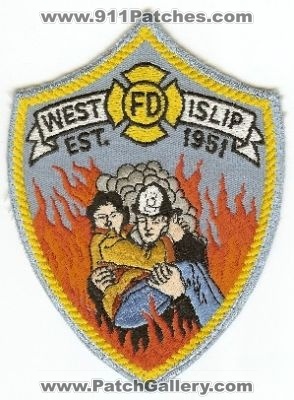 West Islip FD
Thanks to PaulsFirePatches.com for this scan.
Keywords: new york fire department
