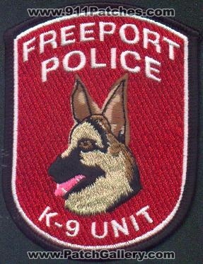 Freeport Police K-9 Unit
Thanks to EmblemAndPatchSales.com for this scan.
Keywords: new york k9