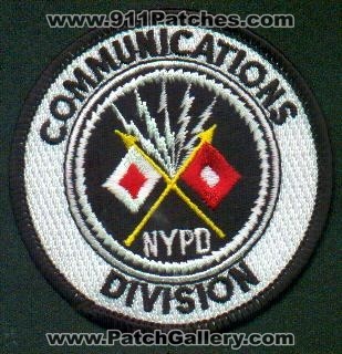 New York Police Department Communications Division
Thanks to EmblemAndPatchSales.com for this scan.
Keywords: nypd city of