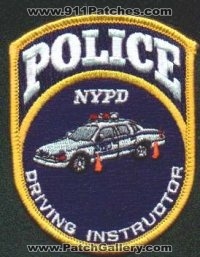 New York Police Department Driving Instructor
Thanks to EmblemAndPatchSales.com for this scan.
Keywords: nypd city of