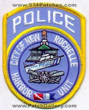 New Rochelle Police Harbor Unit
Thanks to EmblemAndPatchSales.com for this scan.
Keywords: new york