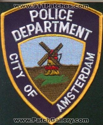 Amsterdam Police Department
Thanks to EmblemAndPatchSales.com for this scan.
Keywords: new york city of