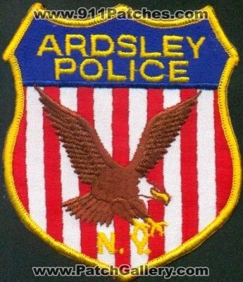 Ardsley Police
Thanks to EmblemAndPatchSales.com for this scan.
Keywords: new york