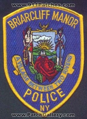 Briarcliff Manor Police
Thanks to EmblemAndPatchSales.com for this scan.
Keywords: new york