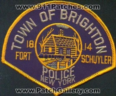 Brighton Police
Thanks to EmblemAndPatchSales.com for this scan.
Keywords: new york town of